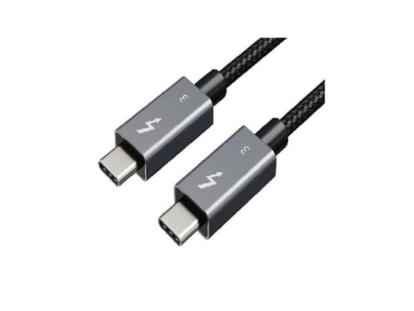 Extra Digital CA913336, Hankjønn, Hankjønn, 1 m, Sort, 40 Gbit/s, Rund