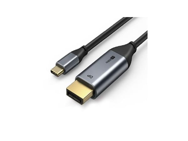 Extra Digital CA913305, USB Type-C, DisplayPort, 1,8 m, Sort