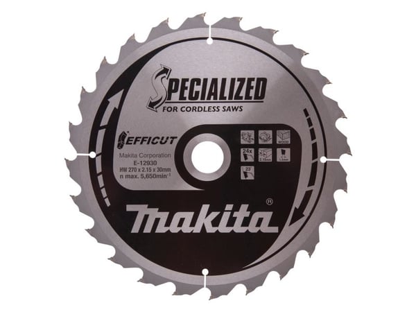Makita SIRKELSAG 270 x 30 x 24-TANN TREEFFEKT