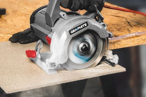 Grafitt Steintøy og steinskjærer 1400W, 125 mm (59G888)