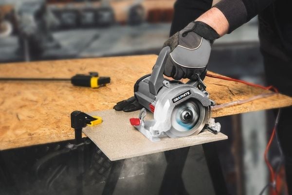 Grafitt Steintøy og steinskjærer 1400W, 125 mm (59G888)
