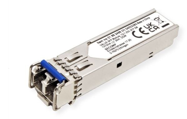VALUE SFP-modul (Mini-GBIC) LX/LC, 1G/1,25G, Enkeltmodus, 1310nm, Maks. 2 km