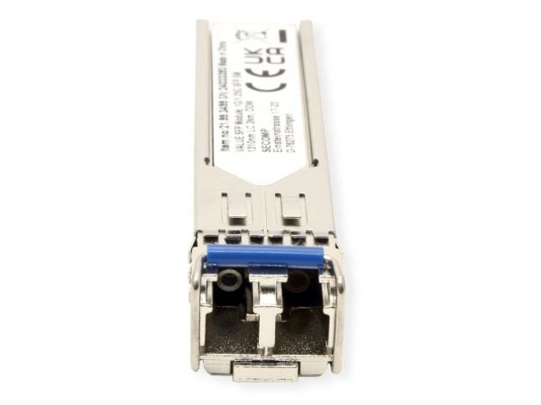 VALUE SFP-modul (Mini-GBIC) LX/LC, 1G/1,25G, Enkeltmodus, 1310nm, Maks. 2 km