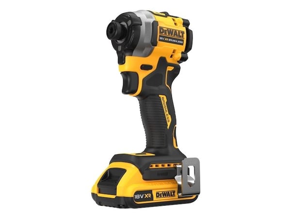 DeWALT DCF850D2T-QW, Mutterdragare, Pistolhandtag, Svart, Gul, 3250 RPM, 1000 RPM, 205 nm
