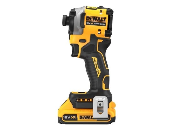 DeWALT DCF850D2T-QW, Iskuruuvain, Pistoolikahva, musta, Keltainen, 3250 RPM, 1000 RPM, 205 Nm
