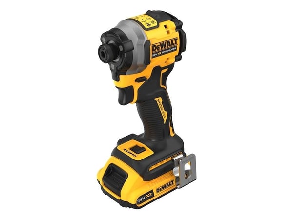 DeWALT DCF850D2T-QW, Iskuruuvain, Pistoolikahva, musta, Keltainen, 3250 RPM, 1000 RPM, 205 Nm