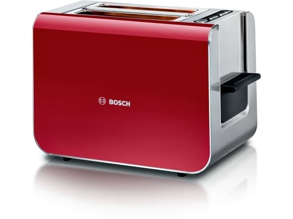 Bosch Compact Styline, röd brödrost Röd