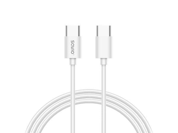 Savio LA-10, USB, 20 V, 1 m, Hvit