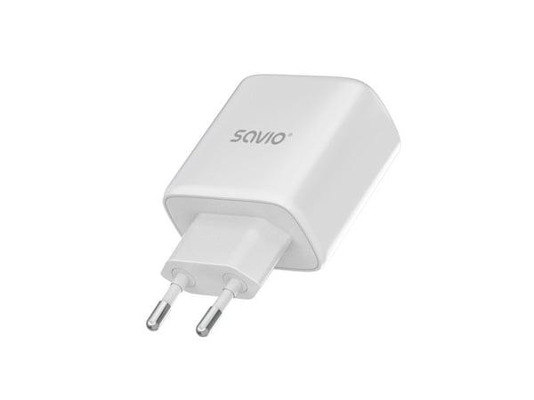 Savio LA-10, USB, 20 V, 1 m, Hvit