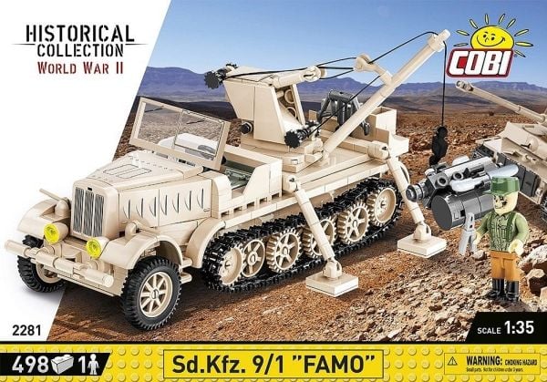 COBI Sd.Kfz. 9/1 Famo, Byggeklosser, 498 stykker