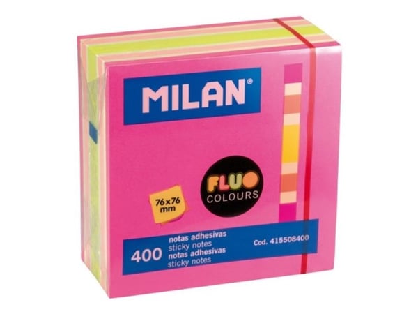 Milan 415508400, firkant, Koral, Rosa, Gult, 76 mm, 76 mm, 35 mm, 170 g