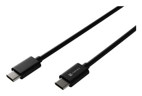 USB-kabel Natec USB-C - USB-C 2 m Svart (NKA-2147)