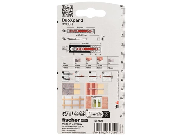 Fischer 562179, 4 styck