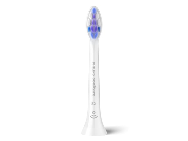 Philips Sonicare S2 Sensitive HX6056 - Utskiftningsbørstehode - for tannbørste - hvit (en pakke 6)