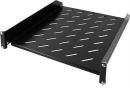 TOTEN SA.2280.1901 - Rack-hylle - svart, RAL 9004 - 1U