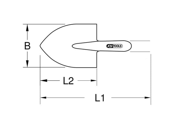 KS Tools 9639632 Kokoontaitettava lapio