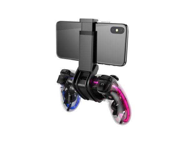 Havit 6939119044664, Pad-ohjain, Android, Nintendo Switch, PC, PlayStation 4, iOS, Langaton, 10 m, Läpinäkyvä, Akku