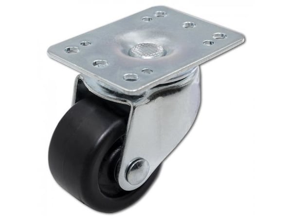 Qoltec hjul uten brems for reolskap 4 stk