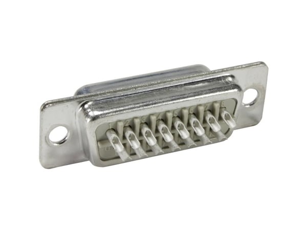 Harting 09 67 025 5615, D-Sub 3, Grå, Metallic, Polybutylenterephthalat (PBT), Stål, Termoplastisk harpiks, Kobberlegering, 10 mO, 1000 V