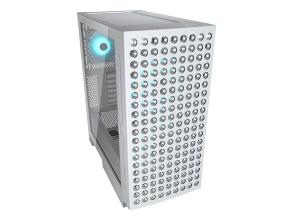 COUGAR CGR-5YA2W-RGB, Midi Tower, PC, Hvit, ATX, CEB, EATX, Micro ATX, Mini-ITX, Multi, PC-kabinettvifte