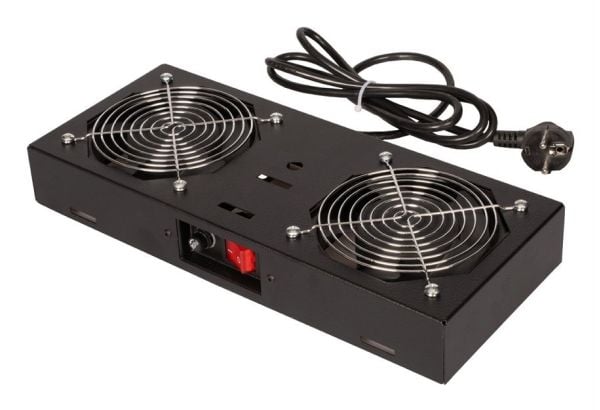 ROLINE 26.21.0295, Takventilator, Innebygd vifte, Stål, Sort, 1 stykker, 1,84 kg