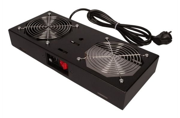 ROLINE 26.21.0297, Takventilator, Innebygd vifte, Stål, Sort, 1 stykker, 1,43 kg