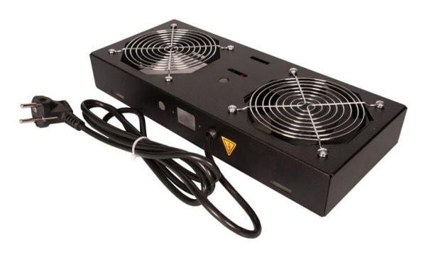 ROLINE 26.21.0297, Takventilator, Innebygd vifte, Stål, Sort, 1 stykker, 1,43 kg