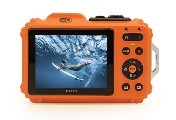 Kodak PIXPRO WPZ2OG6, 16,76 MP, 4608 x 3456 pikseliä, BSI CMOS, 4x, Full HD, musta, Oranssi