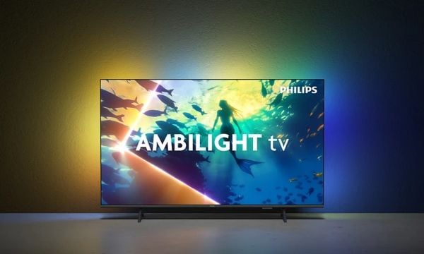 Philips 50PUS8010 - 50" Diagonalklasse LED-bakgrunnsbelyst LCD TV - Smart TV - TITAN OS - 4K UHD (2160p) 3840 x 2160 - HDR - matt svart