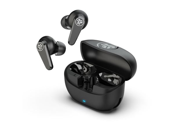 JLab Go Pods ANC, True Wireless Stereo (TWS), Samtaler/musikk, 20 - 20000 Hz, 8,4 g, Hodesett, Svart