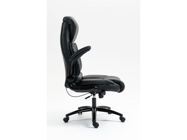 Activejet YK7406-1 BK, Polstret Sete, Polstret Rygg, Sort, Sort, Lær, Polyuretan (PU), Skum