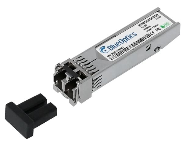 BlueOptics 10720-GE-SFP-SX-BO, Fiber optisk, 1000 Mbit/s, SFP, LC, SX, 550 m