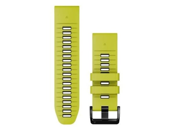 Garmin QuickFit 26, Band, Smartwatch, grafit, Lime, Garmin, Silikon, Svart
