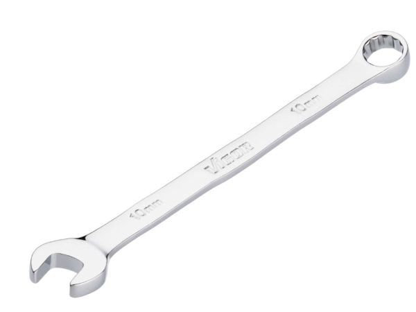 Vigor V7740-10, 10 mm, Rustfritt stål, Kromvanadiumstål, Kromfarget, Blank, 15°