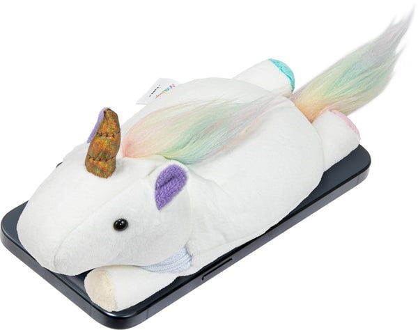 MAGMOJI Unicorn Baby - Lomme for mobiltelefon / kredittkort - MagSafe-samsvar - plysjtøy