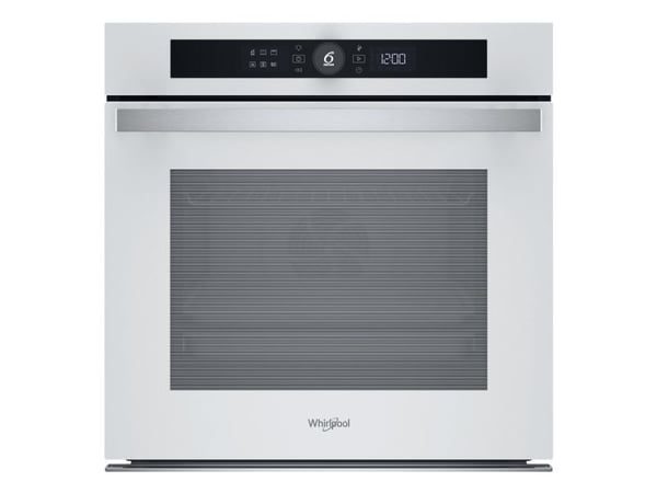 Whirlpool WOI4S8PM1SWA, Medium, Elektrisk ovn, 73 L, 73 L, Hydrolytisk + pyrolytisk, Innebygd