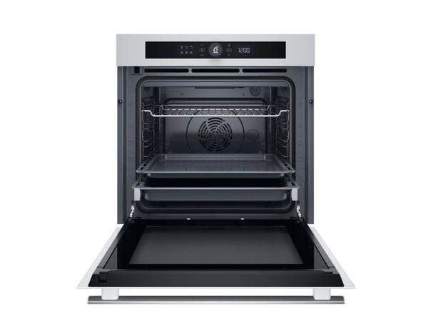 Whirlpool WOI4S8PM1SWA, Medium, Elektrisk ovn, 73 L, 73 L, Hydrolytisk + pyrolytisk, Innebygd