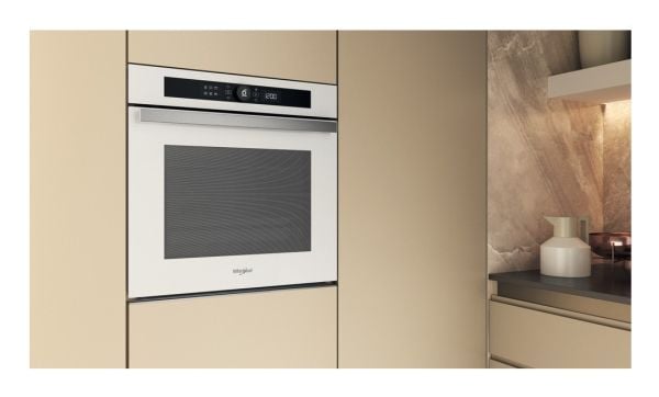 Whirlpool WOI4S8PM1SWA, Medium, Elektrisk ovn, 73 L, 73 L, Hydrolytisk + pyrolytisk, Innebygd