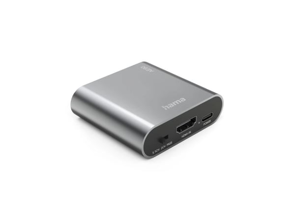 Hama 00205100, Sølv, HDMI, 3.5 mm, Hunkjønn, Hunkjønn, 58 mm