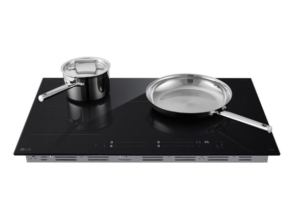 LG CBIZ3035B, Sort, Innebygget, 80 cm, Sonebasert induksjon, Glass-keramikk, 4 zone(s)