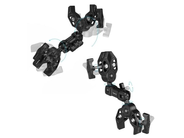 SmallRig 5459, Kameramontering, Sort, Aluminium, Tubes / poles: 14–58mm / 0.5–2.3" in diameter 2. Flat surfaces: =58mm / 2.3" thickness, 84,5 mm, 3...
