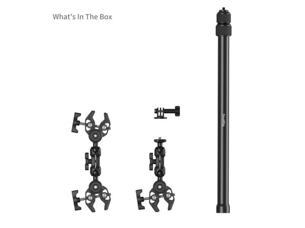 SmallRig 5459, Kameramontering, Sort, Aluminium, Tubes / poles: 14–58mm / 0.5–2.3" in diameter 2. Flat surfaces: =58mm / 2.3" thickness, 84,5 mm, 3...