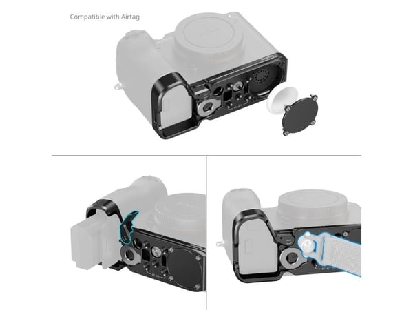 SmallRig 5481, Bunnplate/kameraplate/stenger, Sort, Aluminium, Sony Alpha 7C II / Alpha 7CR, 124,8 mm, 47,6 mm