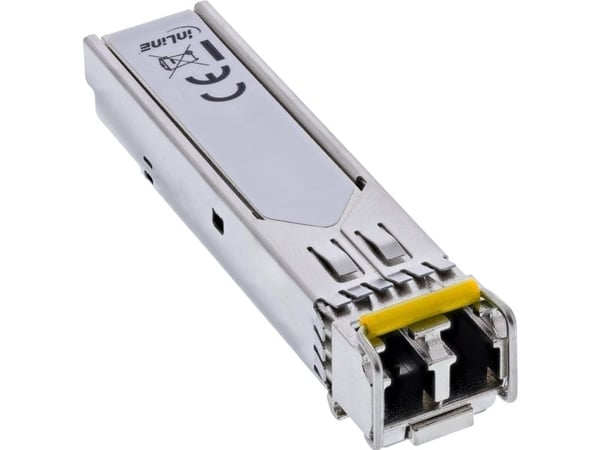 InLine SFP-modul fiberoptisk ZX 1550 nm singlemode med LC-kontakter - 120 km - 1,25 Gb/s (32335G)