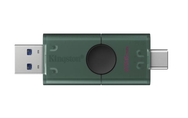 Kingston DataTraveler Duo - USB-flashstasjon - 256 GB - USB 3.2 Gen 1 / USB-C