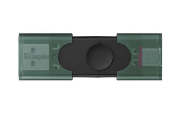 Kingston DataTraveler Duo - USB-flashstasjon - 128 GB - USB 3.2 Gen 1 / USB-C