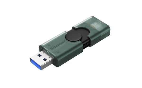 Kingston DataTraveler Duo - USB-flashstasjon - 128 GB - USB 3.2 Gen 1 / USB-C