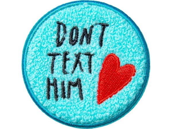 LAUT MAGMOJI, Badge, Turkisfarve, Sort, Rød, Stof, Plys, 1 stk
