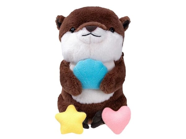 MAGMOJI Ocean Otter - Lomme for mobiltelefon / kredittkort - MagSafe-samsvar - plysjtøy, nylon zipper