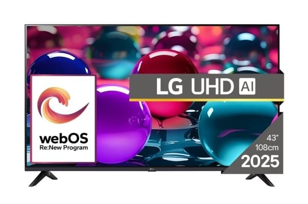 TV LG AI UA73 4K TV | 43UA73003LA | 43 | Smart TV | webOS 25 | UHD | Svart